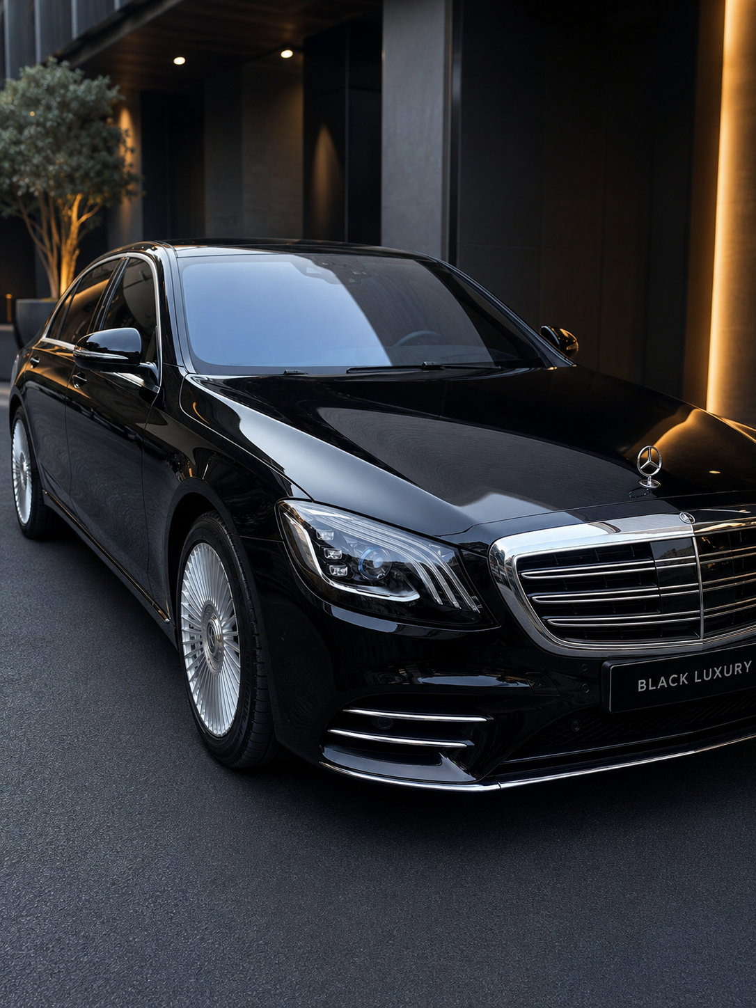 Mercedes-Benz Clasa S Black Luxury - flotă premium