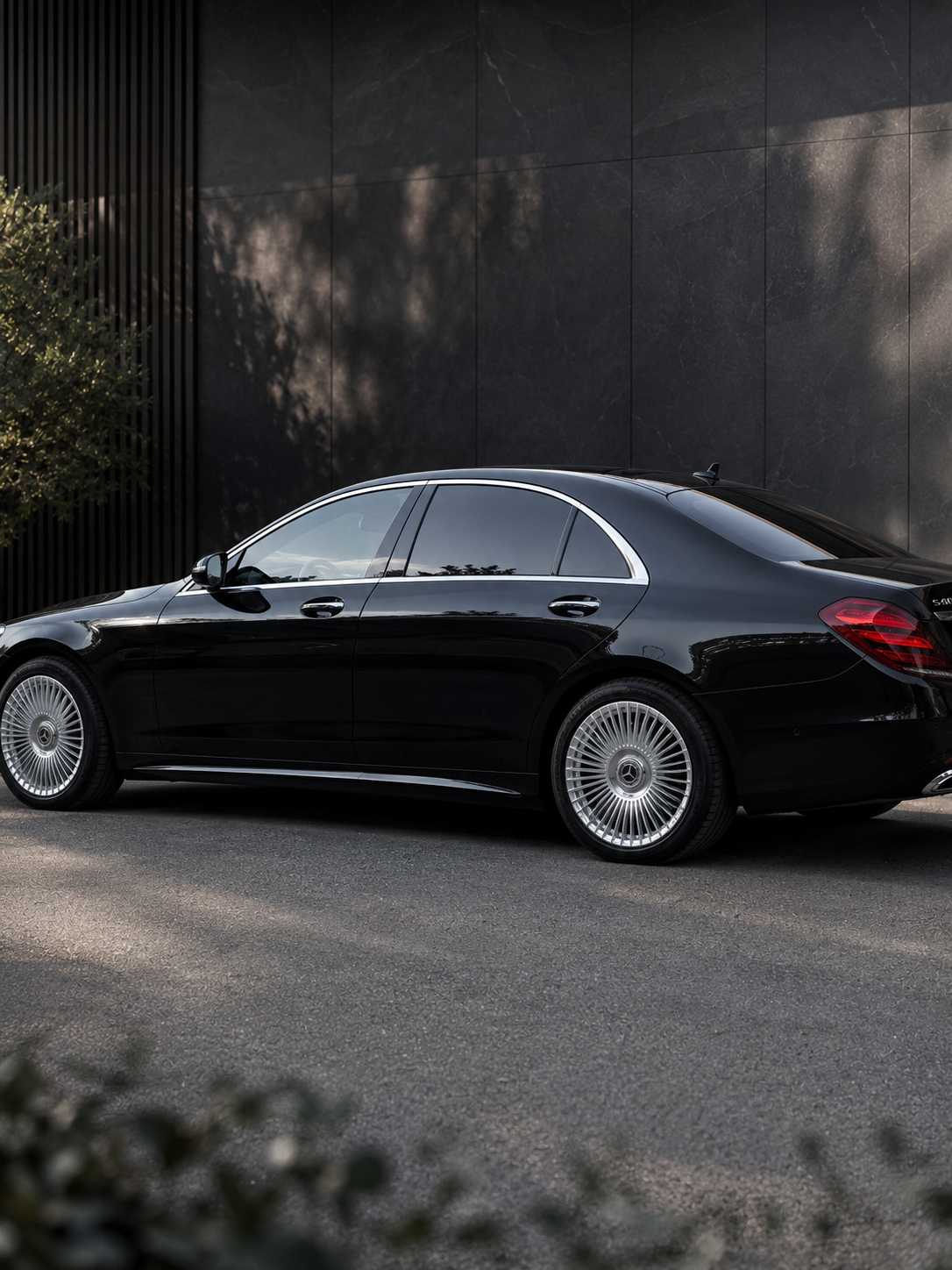 Mercedes-Benz Clasa S Black Luxury - vedere spate